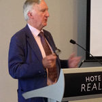 Dr Denis Blight leads the Q&A session