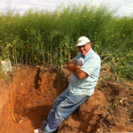 Bob Gilkes in the field