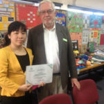 Ms Chi with Crawford Fund QLD Coordinator, Dr Kep Coughlan