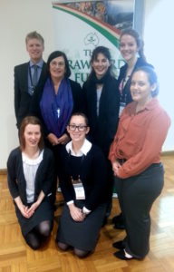 Back: Aaron Preston, NSW Committee Coordinator Helen Scott-Orr, Mardee Cassin, Rowan Alden