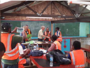 Participants receive their certificates at the conclusion of the course