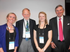 Lydia Turner, Tasmanian Committee Coordinator Dr Neville Mendham, Alison Hall and Tasmanian Committee Chair Mr Ian MacKinnon