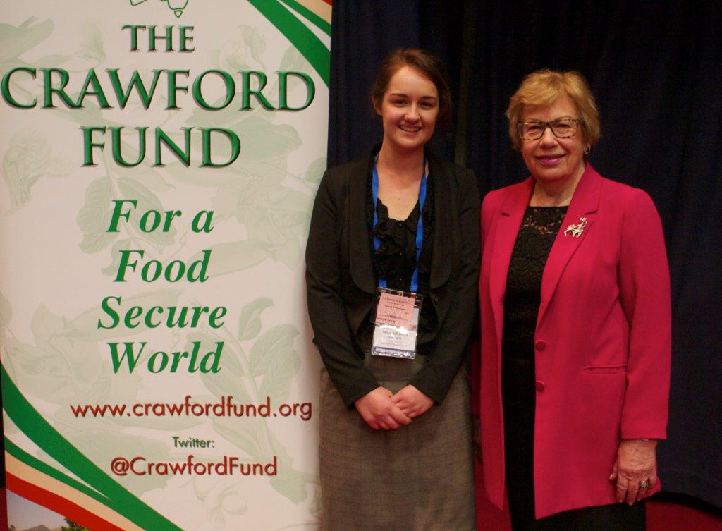 2015 NT Committee sponsored scholar Megan Williams, with The Hon Margaret Reid AO